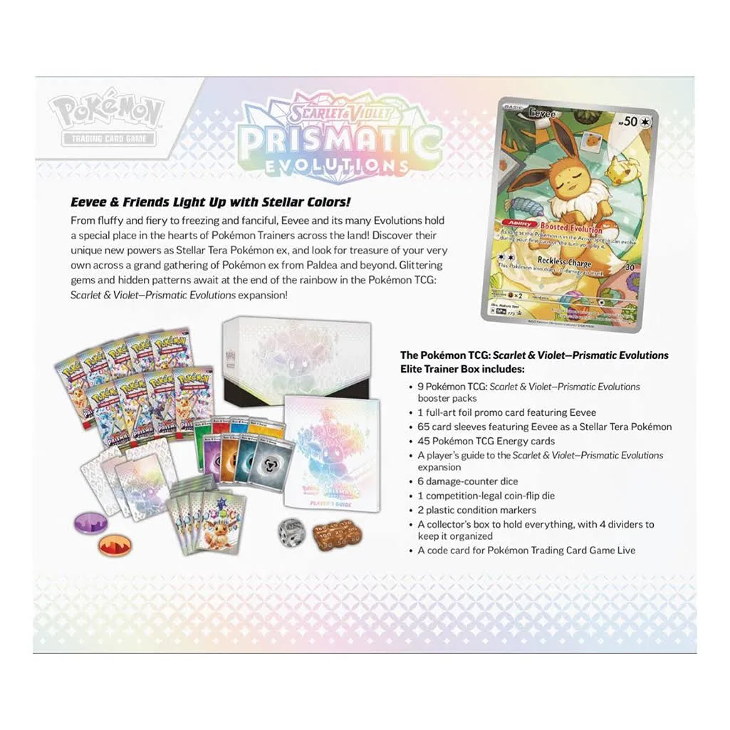 Pokemon TCG: Scarlet & Violate - Prismatic Evolutions Elite Trainer Box